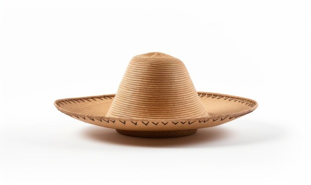 Foto descubra la artesanía única del exquisito sombrero de madera mexicano