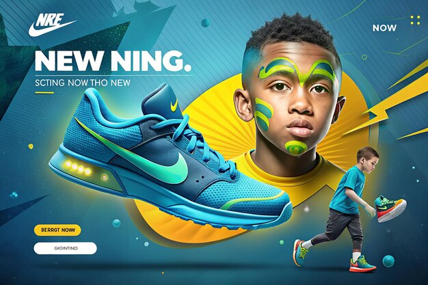 Foto descubra as tendências de produtos amarelos teal da nike boys