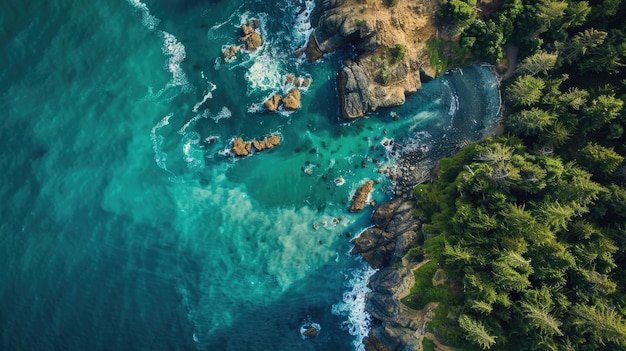 Descubra la belleza de la costa de Oregón en el Corredor Escénico Estatal Samuel H Boardman Aerial