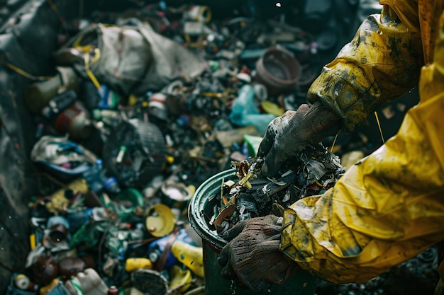 Descubra lo que hay detrás de las escenas del trabajo de una empresa de reciclaje.