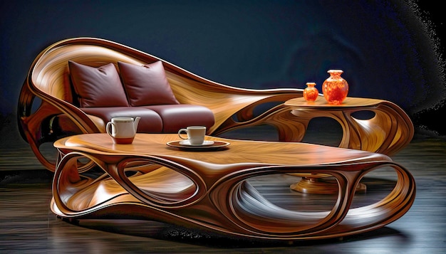 Foto descubra móveis de madeira bonitos e elegantes, imagens impressionantes de móveis incluídas