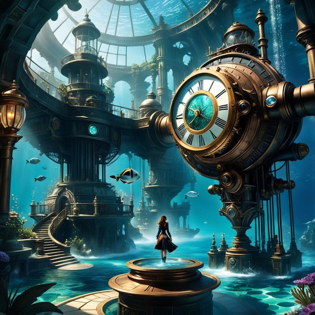 Descubra el mundo steampunk de Atlantis, donde abundan la tecnología y los secretos olvidados