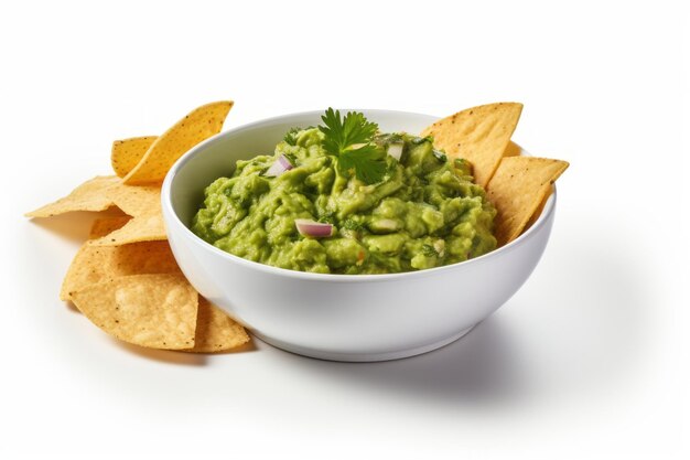 Descubra la receta perfecta de guacamole casero con papas fritas