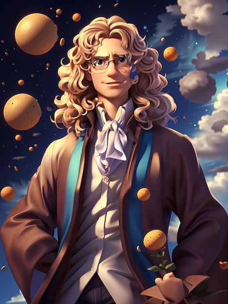 Descubriendo la gravedad El legado de Sir Isaac Newton generado por ai