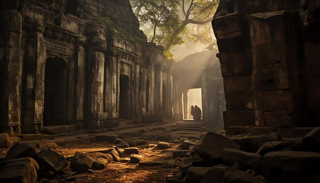 Foto descubriendo los secretos de los paisajes antiguos