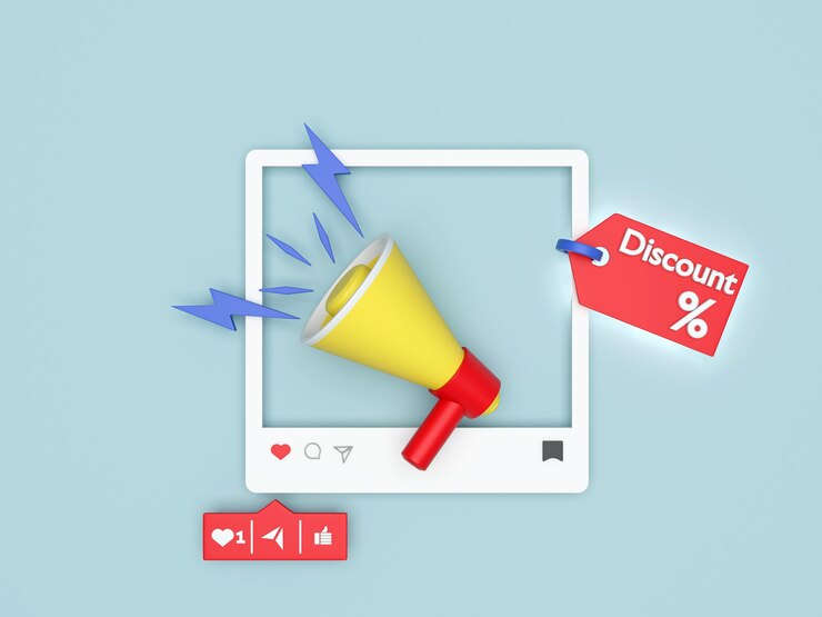 descuento de publicación de marketing