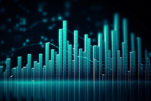 Desempeño financiero positivo representado por un gráfico de tendencia ascendente