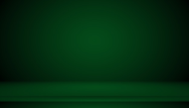 Desenfoque abstracto vacío Estudio degradado verde bien uso como fondo, plantilla de sitio web, marco, informe comercial.