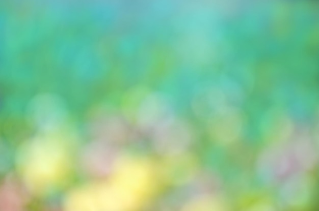 Desenfoque de fondo abstracto verde bokeh