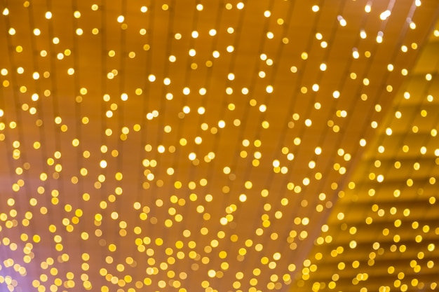 Desenfoque de fondo dorado bokeh