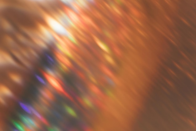 Foto desenfoque de superposición de luz filtro de destello de lente destellos desenfocados fuga de brillo festivo bokeh arco iris naranja rojo púrpura verde rayos de color brillan sobre fondo abstracto oscuro