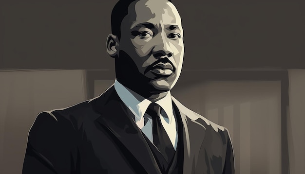 desenhar Martin Luther King