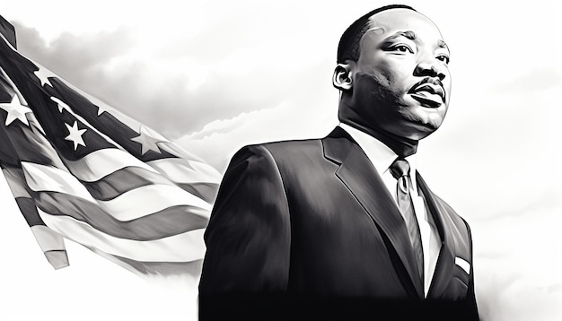 Foto desenhar martin luther king