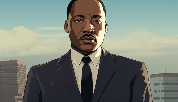 desenhar Martin Luther King