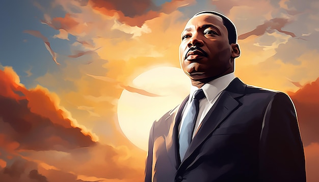 desenhar Martin Luther King