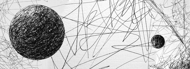 Desenho à mão pintura arte abstrata panorama cores textura desenho ilustração