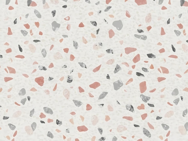 Desenho abstrato de fundo com padrão de Terrazzo pastel