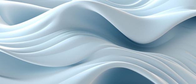 Desenho abstrato e elegante com ondas suaves em tons de azul