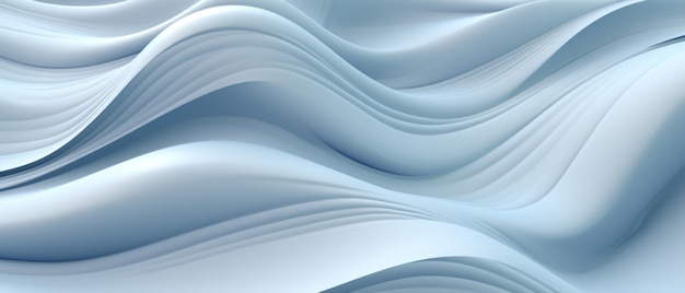 Desenho abstrato e elegante com ondas suaves em tons de azul
