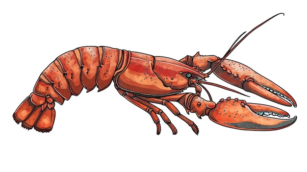 Desenho animado de Juicy Lobster Tail