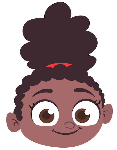 Desenho animado de menino pequeno xAVector ilustração de jovem adolescente delineado desenho de cabeça de menino