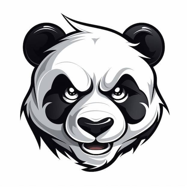 desenho animado do logotipo do panda