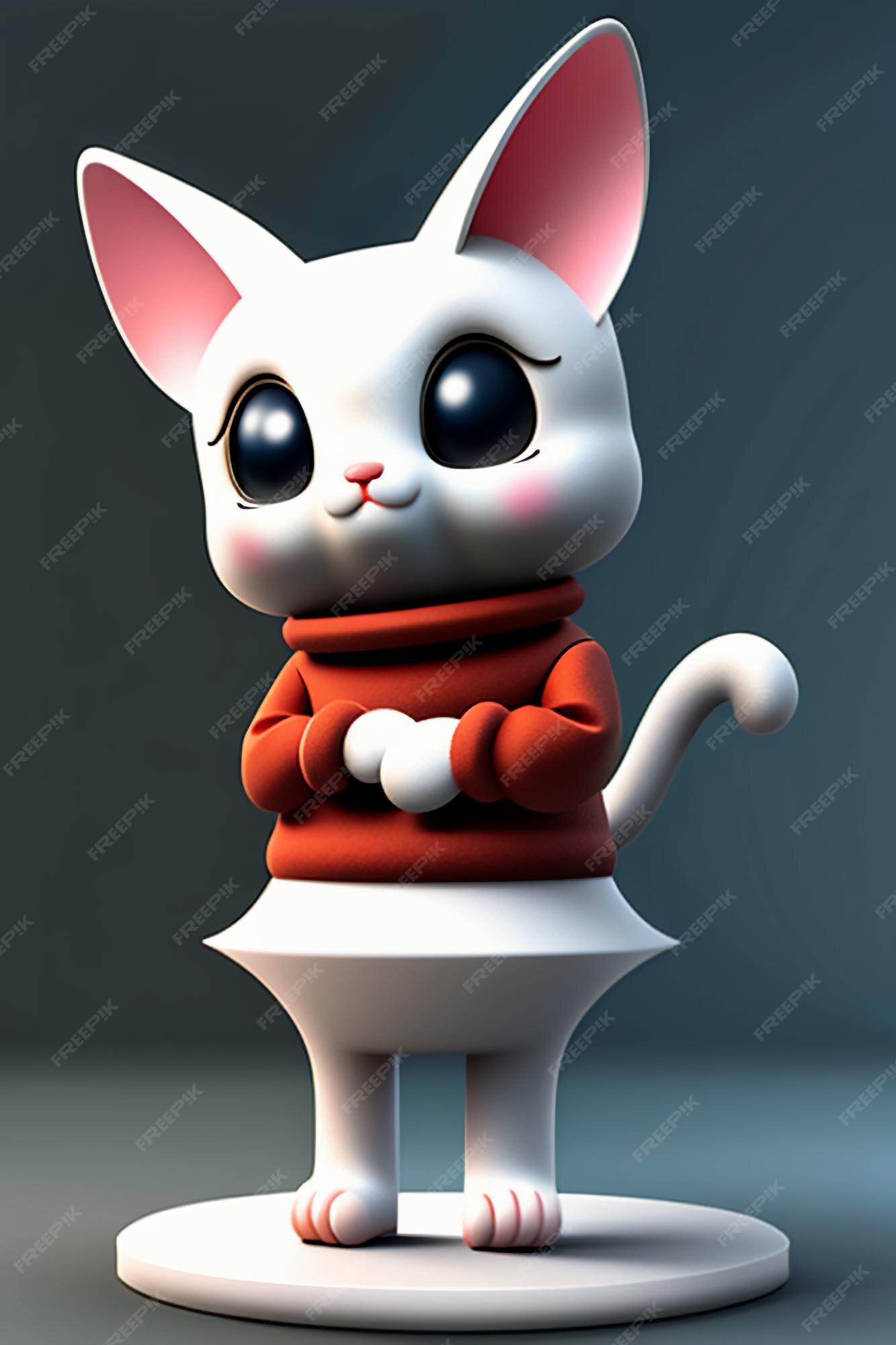 Design de avatares de jogos de personagens de animais redondos