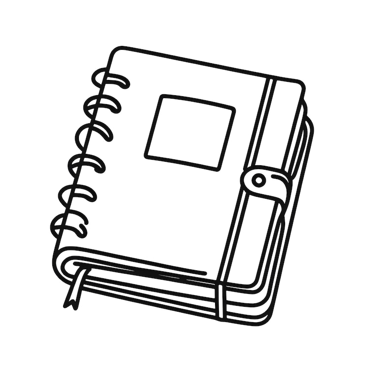 Foto desenho contínuo de uma única linha de uma nota vetor de desenho de uma só linha de volta à escola ilustração