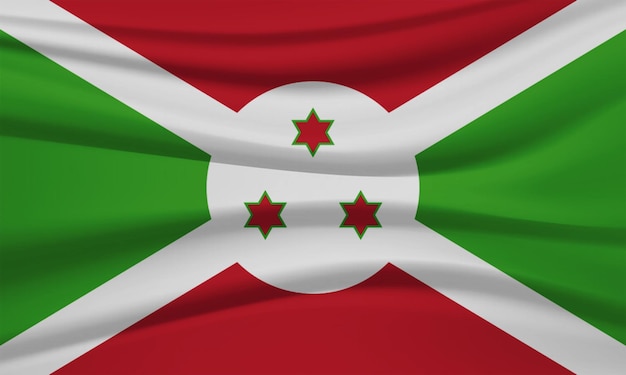 Desenho da bandeira do Burundi