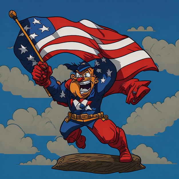 Foto desenho da bandeira dos estados unidos que chama de fundo da bandeira americana