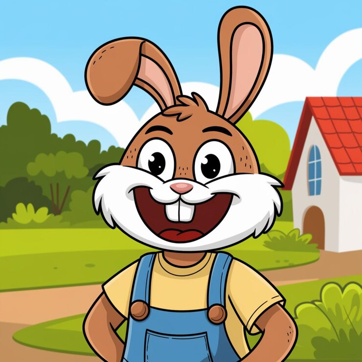Foto desenho de animal de coelho
