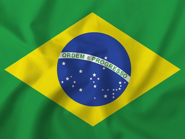 Desenho de bandeira do dia nacional da bandeira do Brasil Fundo de bandeira de alta qualidade