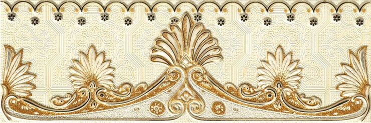 Foto desenho de borda dourada ornamentada