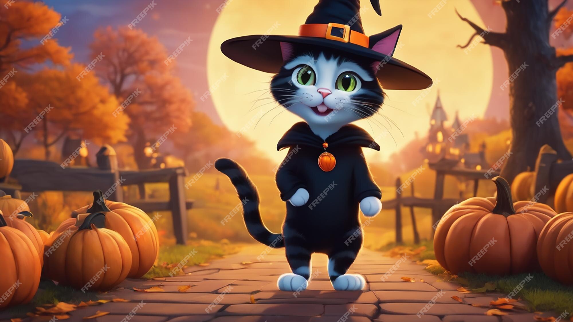 Google celebra Halloween com game super fofo de gatinha bruxa