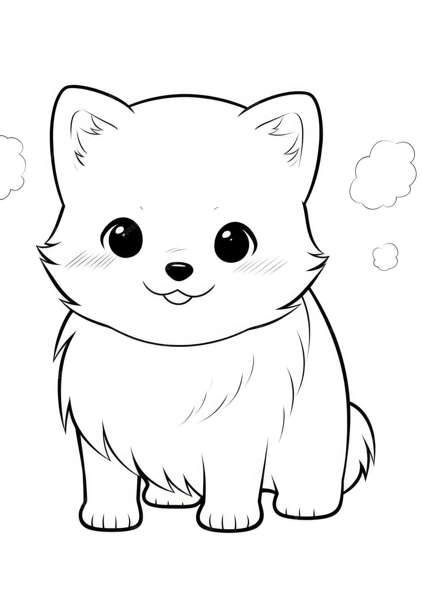 Desenho de Cachorro para Colorir