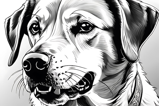 Desenho de cachorro para colorir para crianças. imprima-os online  gratuitamente.