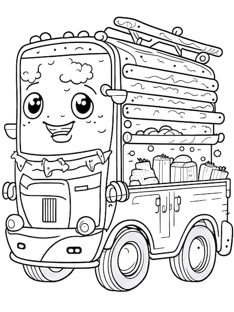 tag leo o caminhao png  Caminhão desenho, Carros desenho infantil