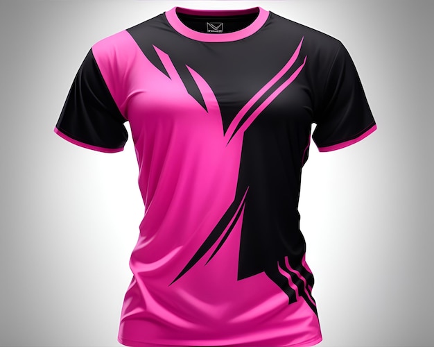 Desenho de camiseta rosa