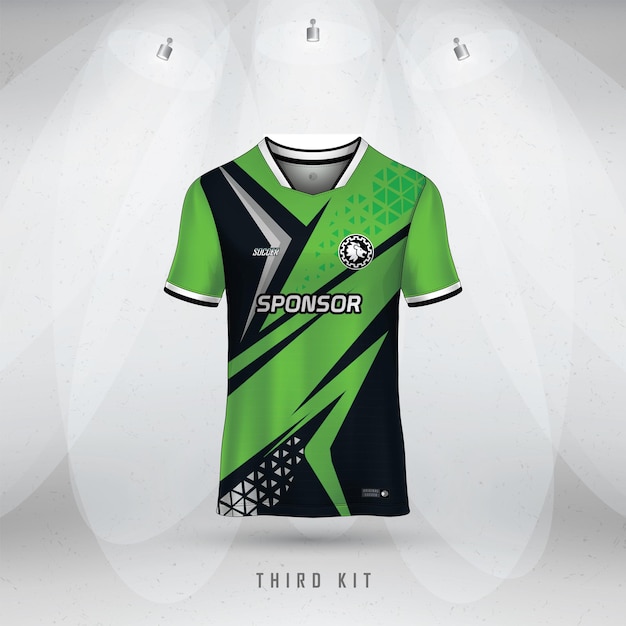 Desenho de camisola esportiva texturizada abstrata camisola de jogos de futebol esportiva