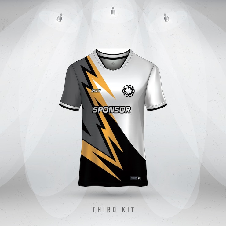 Foto desenho de camisola esportiva texturizada abstrata camisola de jogos de futebol esportiva