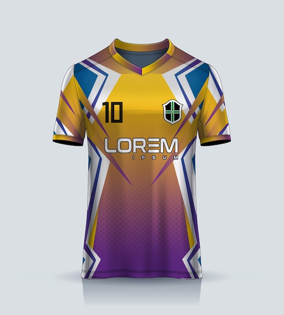 Desenho de camisola vetorial para desenho de camiseta esportiva de sublimação