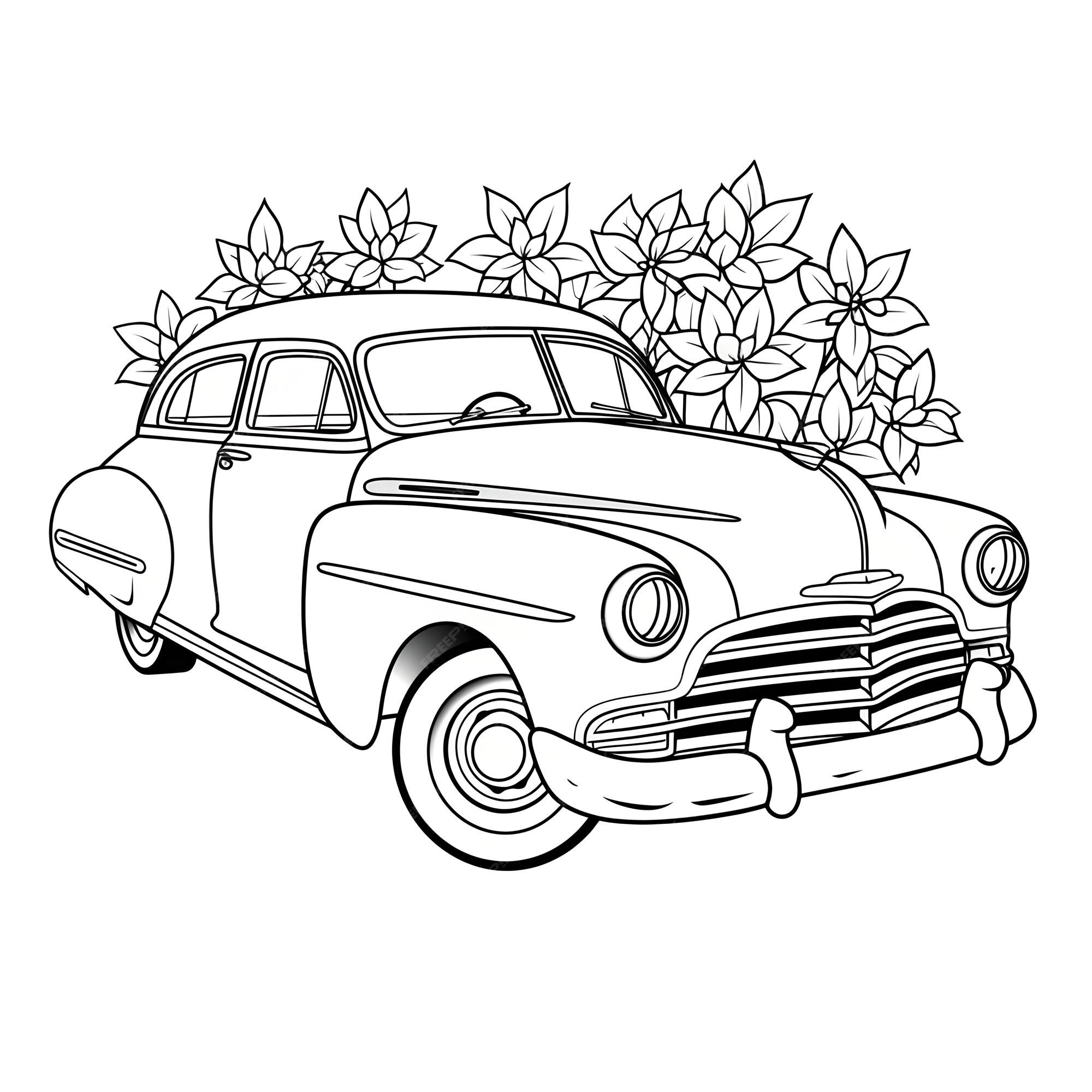 Desenhos Carros Simples Colorir Imagens – Download Grátis no Freepik