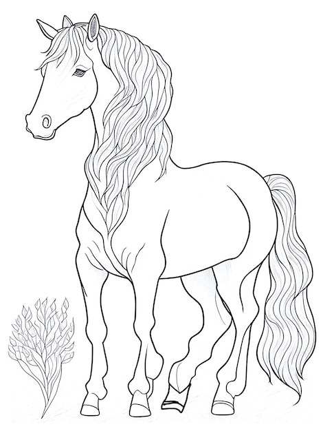 40 Desenhos de Cavalo para Imprimir e Colorir - Online Cursos Gratuitos