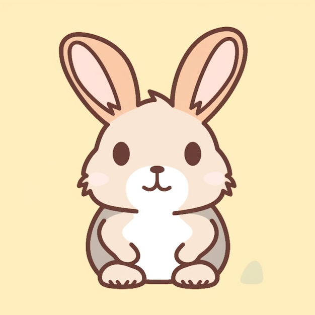 Foto desenho de coelho