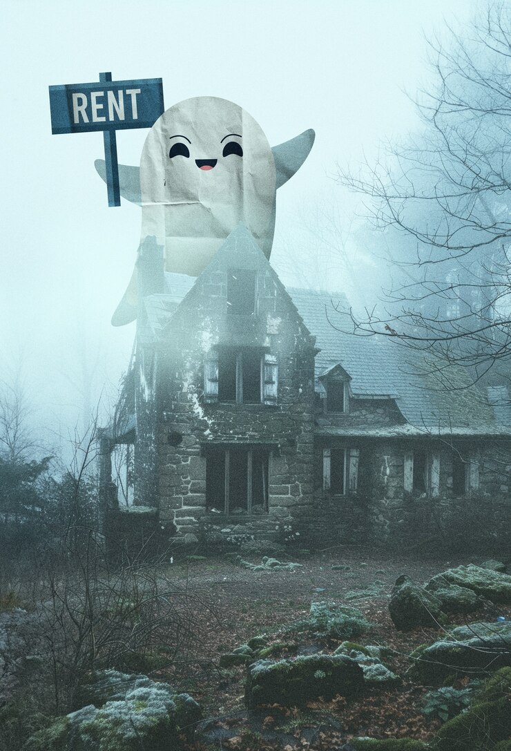 Desenho de colagem de monstros de Halloween