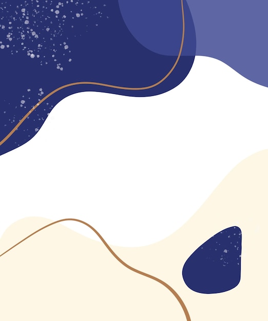 Desenho de conceito estético de fundo minimalista moderno para banner da web