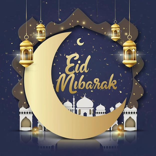 Desenho de Eid Mubarak