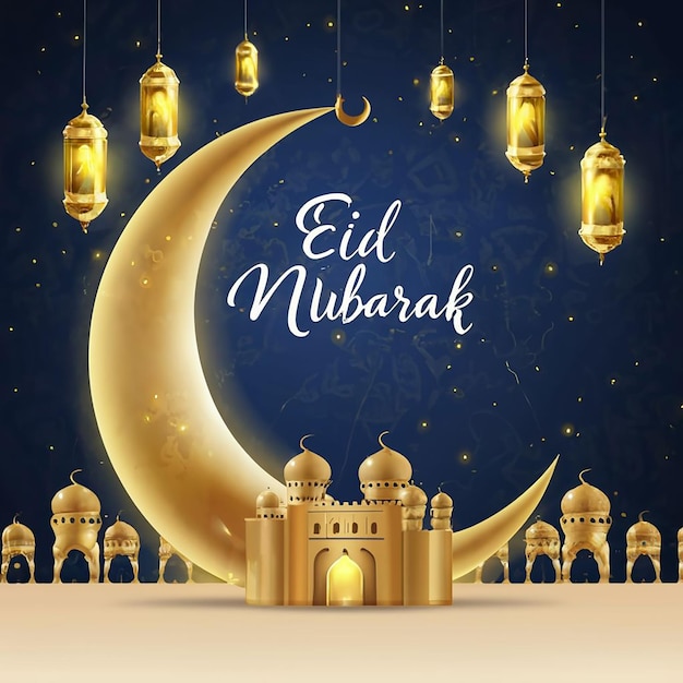 Desenho de Eid Mubarak