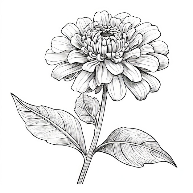 Foto desenho de flores pretas altamente detalhado no estilo toraji