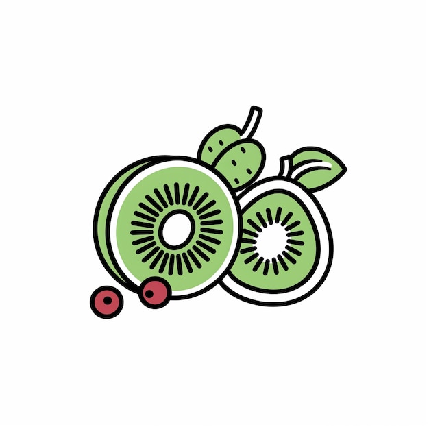 Desenho de frutas
